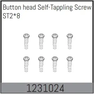 Button Head Screws M2*8 (8)