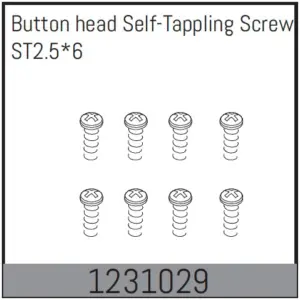 Button Head Screws m2.5*6 (8)