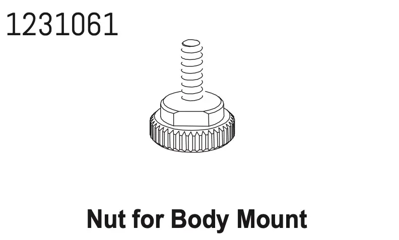 Nut for Body Mount cr4.4