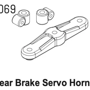 Servo Horn Set(dig Brake) cr4.4