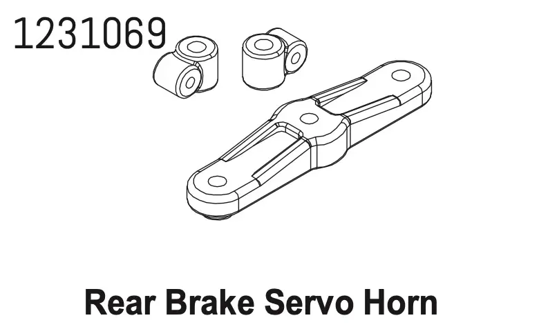 Servo Horn Set(dig Brake) cr4.4