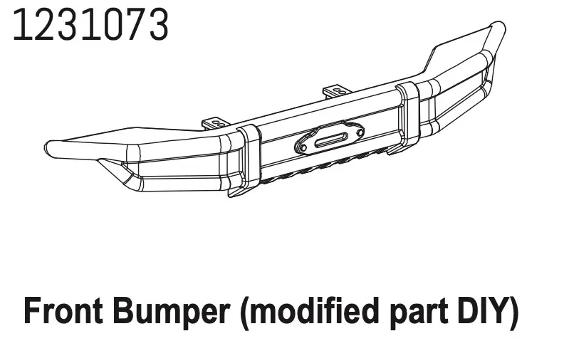 Heavy Duty Front Bumper (Opt.) cr4.4