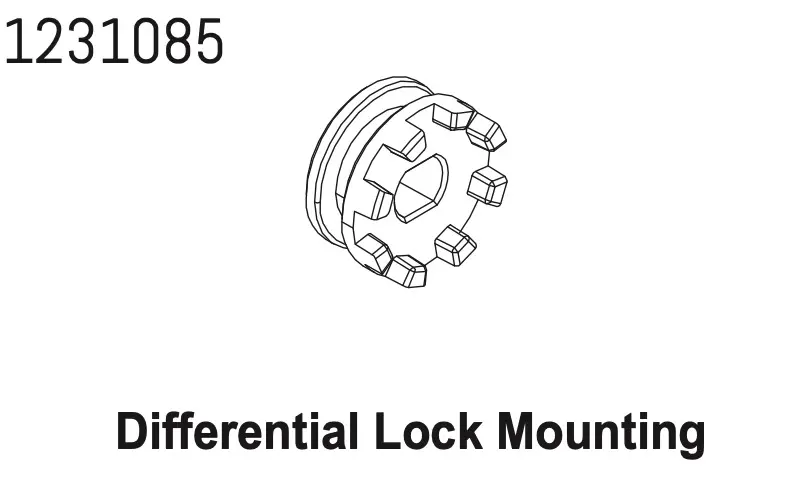 Differential Lock Mount cr4.4