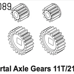 Portal Axle Steel Gear 11t/21t cr4.4