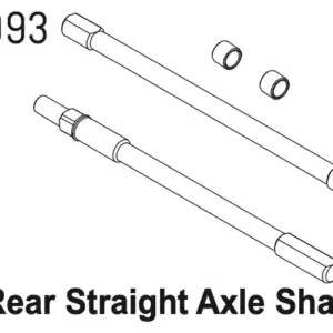 Straight Axle Shaft (Rear) cr4.4
