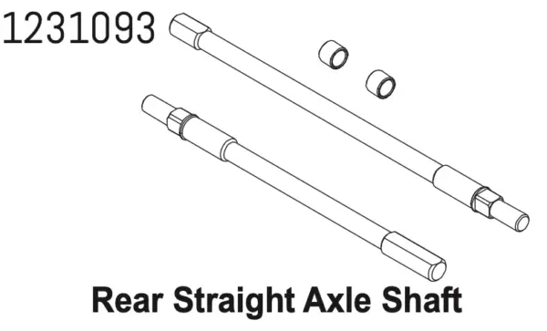 Straight Axle Shaft (Rear) cr4.4