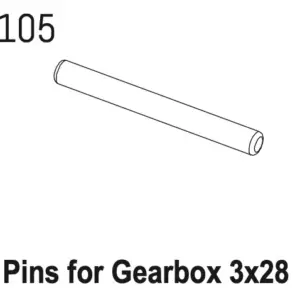 Gearbox Pin 3*28 cr4.4