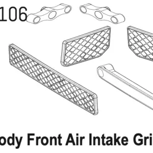 Front Mesh Grille Set cr4.4