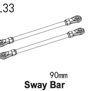 Panhard Linkage 90mm cr4.4