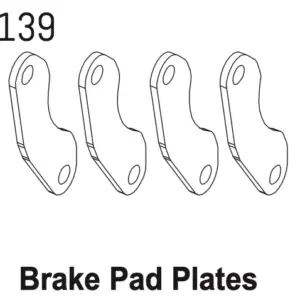 Brake Pads Plate cr4.4 (4)