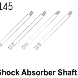 Shock Shaft Set cr4.4 (4)