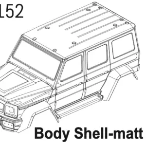 Pc Body Wolf Matt Green cr4.4