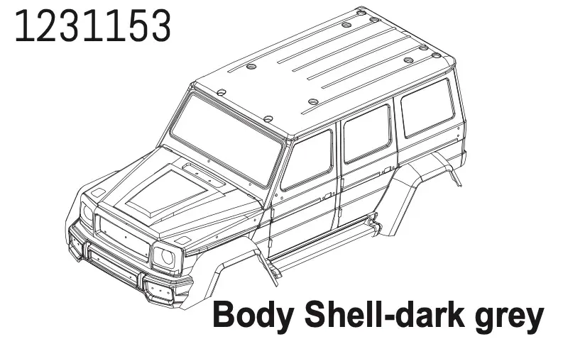 Pc Body Wolf Dark Grey cr4.4