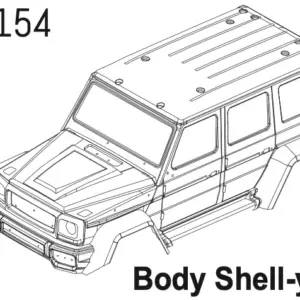 Pc Body Wolf Yellow cr4.4
