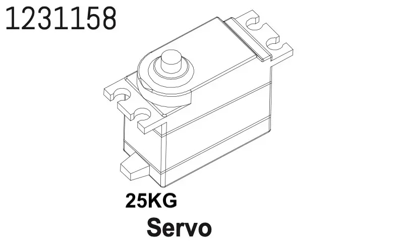 25kg Mg Servo cr4.4