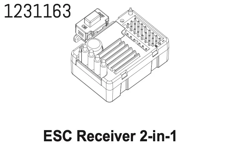 2in1 Esc&receiver
