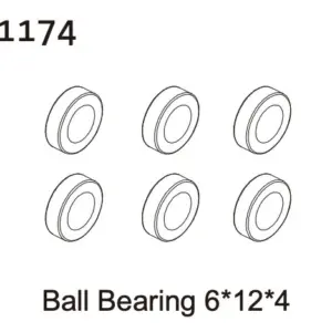 Ball Bearing 6*12*4 (6)