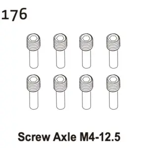 Screw Pin m4*12.5 (8)