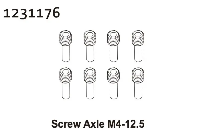 Screw Pin m4*12.5 (8)