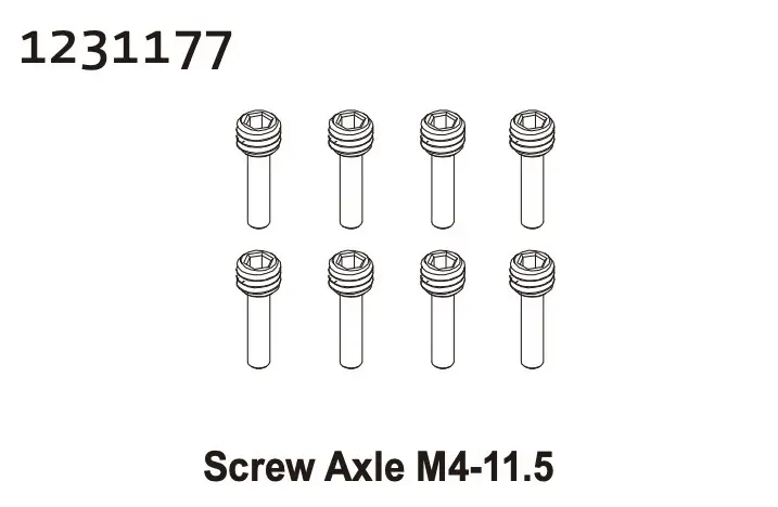 Screw Pin m4*11.5 (8)