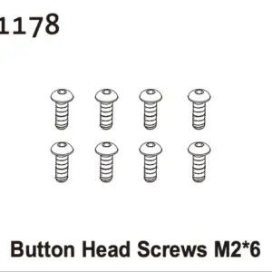 Button Head Screw M2*6 (8)