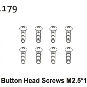 Button Head Screw m2.5*10 (8)