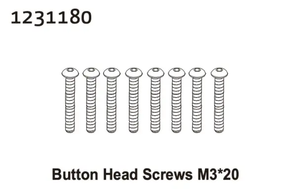 Button Head Screw M3*20 (8)