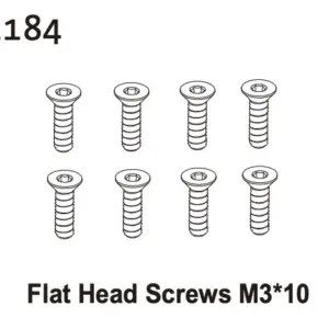 Flat Head Screw M3*10 (8)