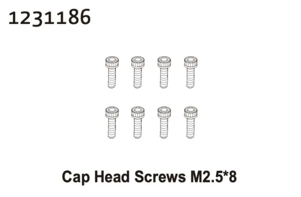 Cap Head Screw m2.5*8 (8)