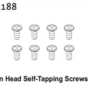 Button Head Taping Screw St3*6 (8)