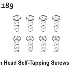 Button Head Taping Screw St3*8 (8)
