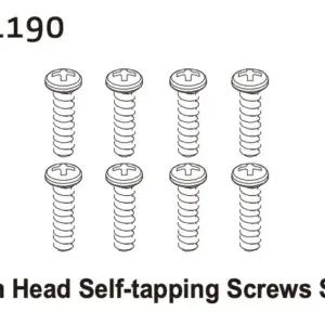 Button Head Taping Screw St3*10 (8)