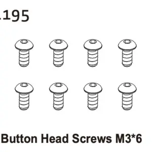 Button Head Screws M3*6 (8)