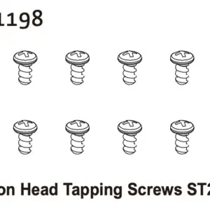 Button Head Tapping Screws st2.5*4 (8)