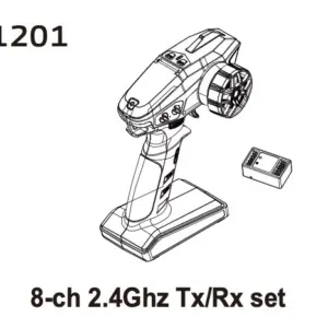 8-Ch 2.4ghz Tx/Rx Set cr4.4 Patrol