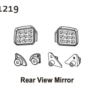 Rear View Mirror cr4.4 Patrol