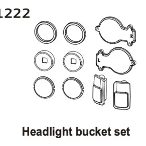 Headlight Bucket Set cr4.4 Patrol