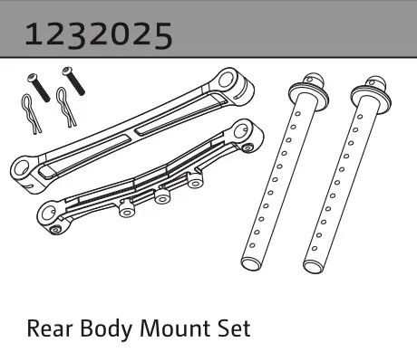 Rear Body Mount Set