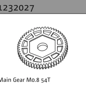 Hauptzahnrad m0.8 54t