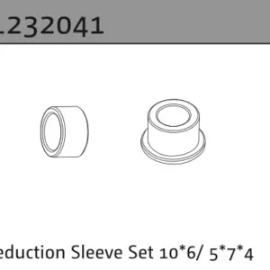 Reduction Sleeve Set 10*6 / 5*7*4