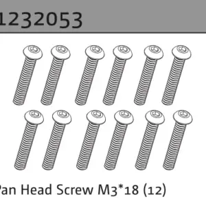Pan Head Screw M3*18 (10)