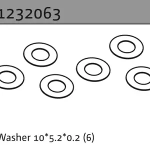 Washer 10*5.2*0.2 (6)