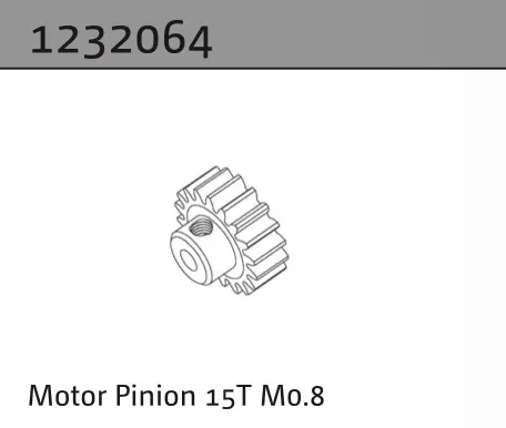 Motor Pinion 15t m0.8