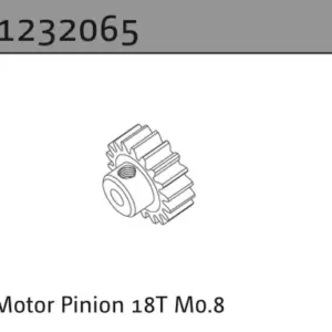 Motor Pinion 18t m0.8