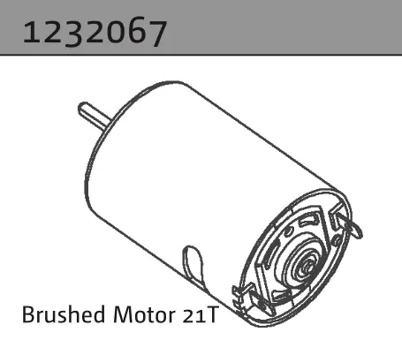 Brushed Motor 21t