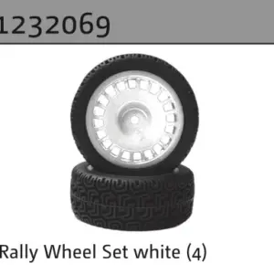 Rally Wheel Set White (4)