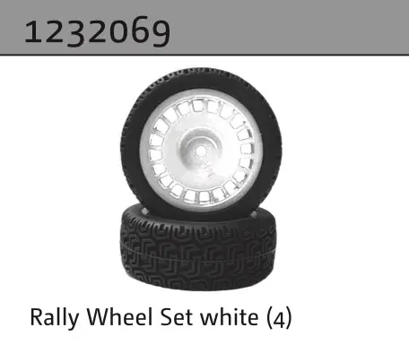 Rally Wheel Set White (4)