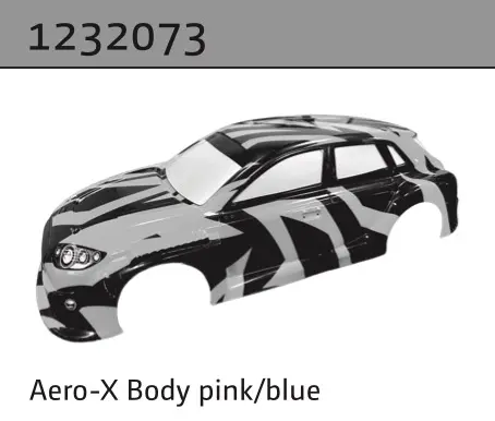 Aero-X Body Pink/Blue (Without Sticker)