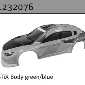 Sti-X Body Green/Blue (Without Sticker)