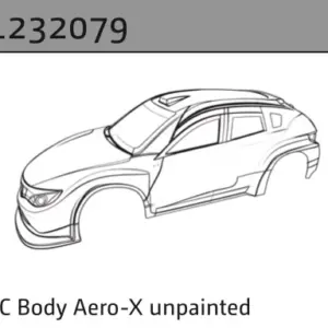 Pc Body Aero-X Unpainted (Without Sticker)